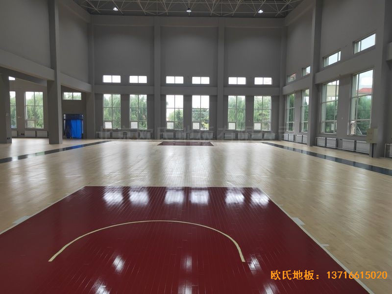 遼寧沈陽于洪機(jī)場(chǎng)體育木地板施工案例