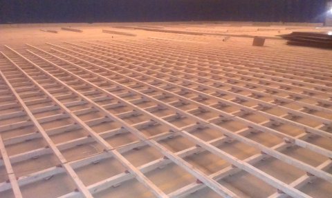 歐氏籃球運(yùn)動木地板施工工藝