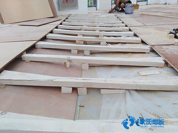 學(xué)?；@球館木地板施工單位