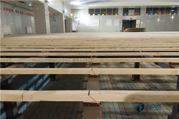 較好的籃球運動木地板龍骨結(jié)構(gòu)