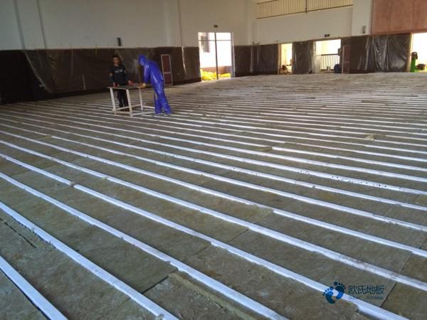 45度斜鋪龍骨運(yùn)動(dòng)場(chǎng)木地板2