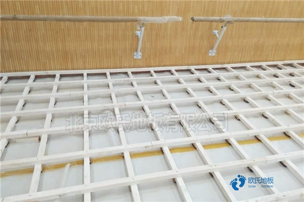 學(xué)校籃球館木地板減震3